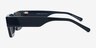 Pomade Blue AcetateSunglass Frames from EyeBuyDirect, Side View