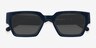 Pomade Blue AcetateSunglass Frames from EyeBuyDirect, Closed View