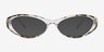 Basset Ivory Tortoise Blue AcetateSunglass Frames from EyeBuyDirect, Front View