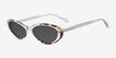 Basset Ivory Tortoise Blue AcetateSunglass Frames from EyeBuyDirect, Angle View