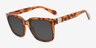 Hastings Tortoise Alternative MaterialsSunglass Frames from EyeBuyDirect, Angle View