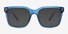Hastings Blue Alternative MaterialsSunglass Frames from EyeBuyDirect, Front View