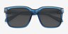 Hastings Blue Alternative MaterialsSunglass Frames from EyeBuyDirect, Closed View