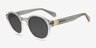 Devereux Gradient Green Clear Alternative MaterialsSunglass Frames from EyeBuyDirect, Angle View