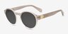 Devereux Gradient Gray Clear Alternative MaterialsSunglass Frames from EyeBuyDirect, Angle View