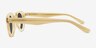 Shaw Striped Cream AcetateSunglass Frames from EyeBuyDirect, Side View
