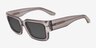Steele Gray Alternative MaterialsSunglass Frames from EyeBuyDirect, Angle View