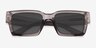 Steele Gray Alternative MaterialsSunglass Frames from EyeBuyDirect, Closed View