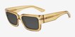 Steele Yellow Alternative MaterialsSunglass Frames from EyeBuyDirect, Angle View