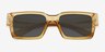 Steele Yellow Eco-friendlySunglass Frames from EyeBuyDirect, Closed View