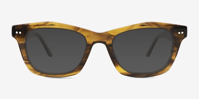 Vaughn Brown Floral Alternative MaterialsSunglass Frames from EyeBuyDirect, Front View