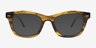Vaughn Brown Floral Alternative MaterialsSunglass Frames from EyeBuyDirect, Front View