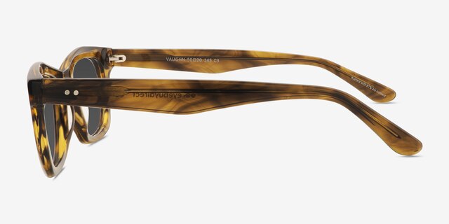 Vaughn Brown Floral Alternative MaterialsSunglass Frames from EyeBuyDirect, Side View