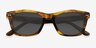 Vaughn Brown Floral Alternative MaterialsSunglass Frames from EyeBuyDirect, Closed View