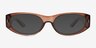 Wolfe Brown Alternative MaterialsSunglass Frames from EyeBuyDirect, Front View