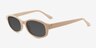 Ford Cream Alternative MaterialsSunglass Frames from EyeBuyDirect, Angle View