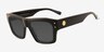 Opta Black Alternative MaterialsSunglass Frames from EyeBuyDirect, Angle View