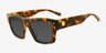 Opta Tortoise Alternative MaterialsSunglass Frames from EyeBuyDirect, Angle View