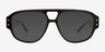 Prismo Black Alternative MaterialsSunglass Frames from EyeBuyDirect, Front View