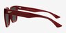 Delano Red Alternative MaterialsSunglass Frames from EyeBuyDirect, Side View