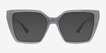 Delano Blue Alternative MaterialsSunglass Frames from EyeBuyDirect, Front View