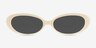 Wexler White Alternative MaterialsSunglass Frames from EyeBuyDirect, Front View