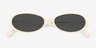 Wexler White Alternative MaterialsSunglass Frames from EyeBuyDirect, Closed View