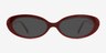 Wexler Red Alternative MaterialsSunglass Frames from EyeBuyDirect, Front View