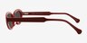 Wexler Red Alternative MaterialsSunglass Frames from EyeBuyDirect, Side View