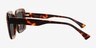 Marchand Tortoise Alternative MaterialsSunglass Frames from EyeBuyDirect, Side View