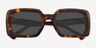 Marchand Tortoise Alternative MaterialsSunglass Frames from EyeBuyDirect, Closed View