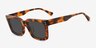 Kensley Tortoise Alternative MaterialsSunglass Frames from EyeBuyDirect, Angle View
