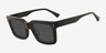 Kensley Black Alternative MaterialsSunglass Frames from EyeBuyDirect, Angle View