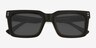 Kensley Black Alternative MaterialsSunglass Frames from EyeBuyDirect, Closed View