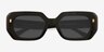 Marwood Black AcetateSunglass Frames from EyeBuyDirect, Closed View