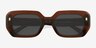 Marwood Brown AcetateSunglass Frames from EyeBuyDirect, Closed View
