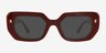 Marwood Red AcetateSunglass Frames from EyeBuyDirect, Front View