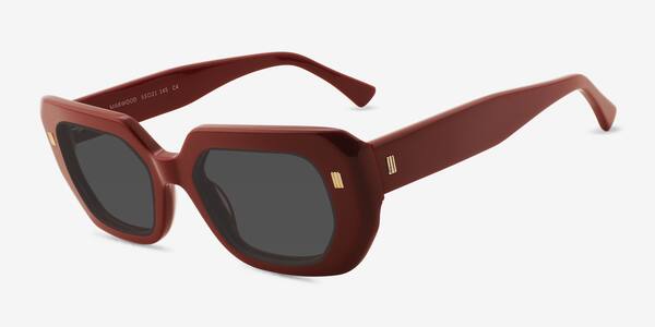 Red Marwood -  Acetate Sunglasses