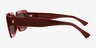 Marwood Red AcetateSunglass Frames from EyeBuyDirect, Side View