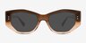 Haviland Brown AcetateSunglass Frames from EyeBuyDirect, Front View