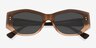 Haviland Brown AcetateSunglass Frames from EyeBuyDirect, Closed View