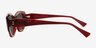 Haviland Red AcetateSunglass Frames from EyeBuyDirect, Side View
