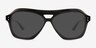 Harcourt Black AcetateSunglass Frames from EyeBuyDirect, Front View