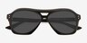 Harcourt Black AcetateSunglass Frames from EyeBuyDirect, Closed View