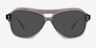 Harcourt Gray AcetateSunglass Frames from EyeBuyDirect, Front View