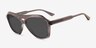 Harcourt Gray AcetateSunglass Frames from EyeBuyDirect, Angle View