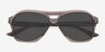 Harcourt Gray AcetateSunglass Frames from EyeBuyDirect, Closed View