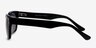 Irkutsk Black PlasticSunglass Frames from EyeBuyDirect, Side View