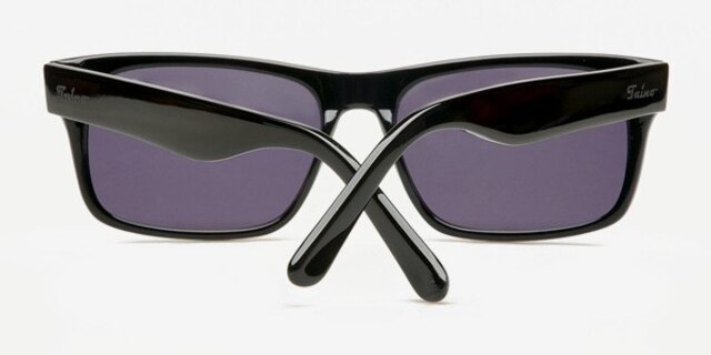 Irkutsk Black PlasticSunglass Frames from EyeBuyDirect, Closed View