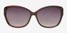 Nizhniye Burgundy AcetateSunglass Frames from EyeBuyDirect, Front View